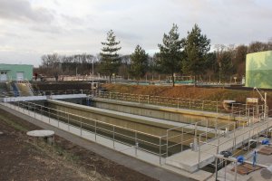 Dokončená sanace betonových nádrží - Kroměříž